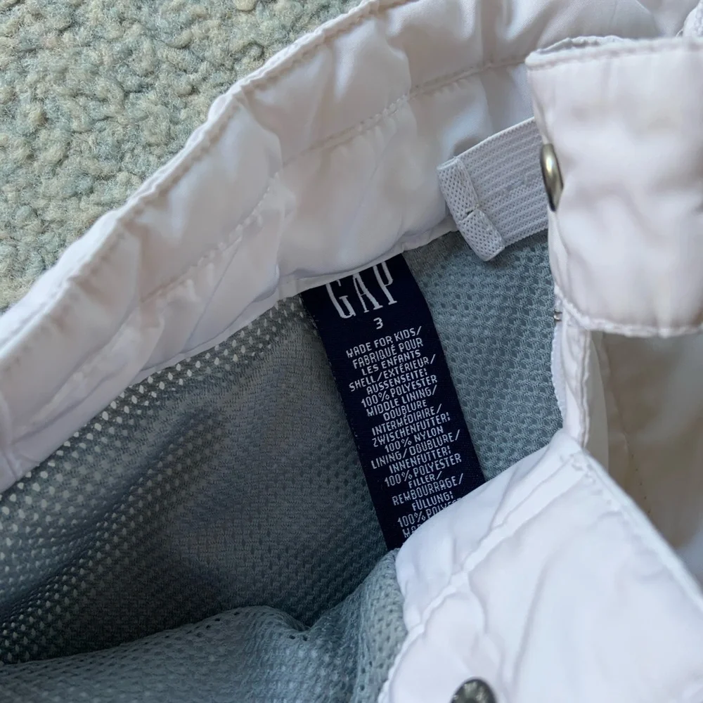 GAP White Kids Snow Pants